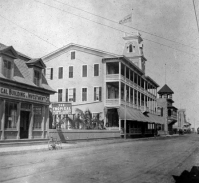 The Jefferson Hotel in the 100 block of Duval Street. Photo credit: Monroe County Library.